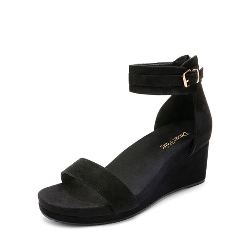 DREAM PAIRS Ankle Strap Platform Wedge Heel Sandals — view 1