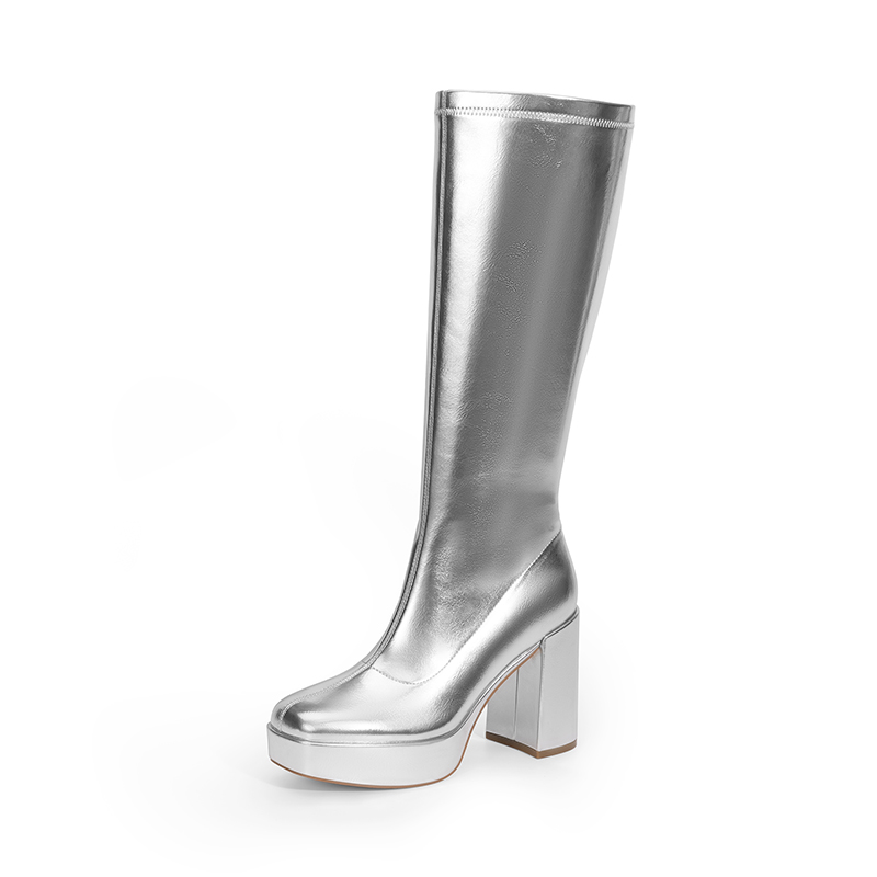 DREAM PAIRS Y2K inspired Knee high Platform Gogo Boots