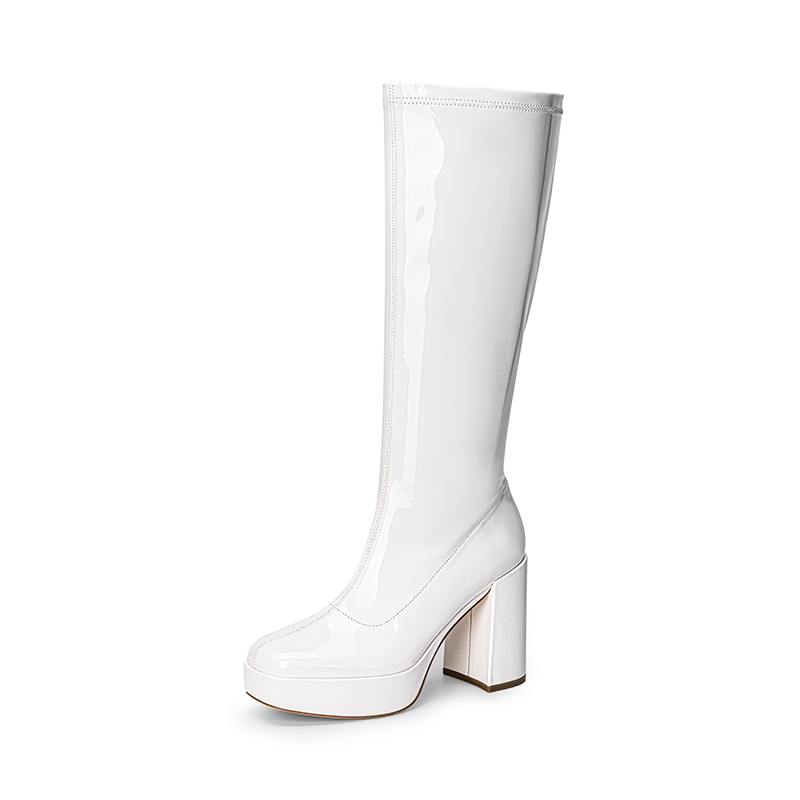 DREAM PAIRS Y2K inspired Knee high Platform Gogo Boots