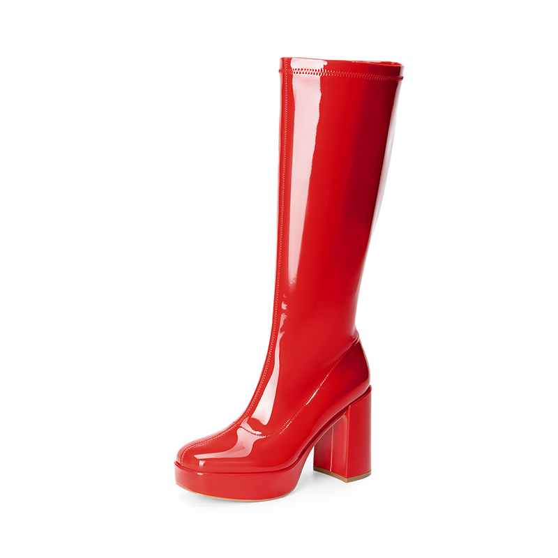 DREAM PAIRS Y2K inspired Knee high Platform Gogo Boots