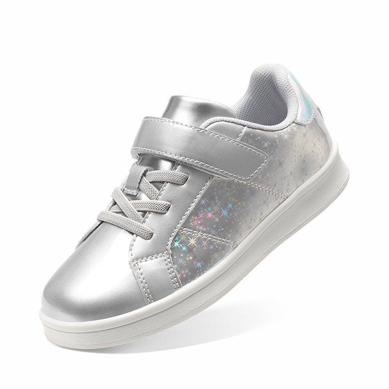DREAM PAIRS Storybook DiscoStar Shiny Star Pattern Sneakers