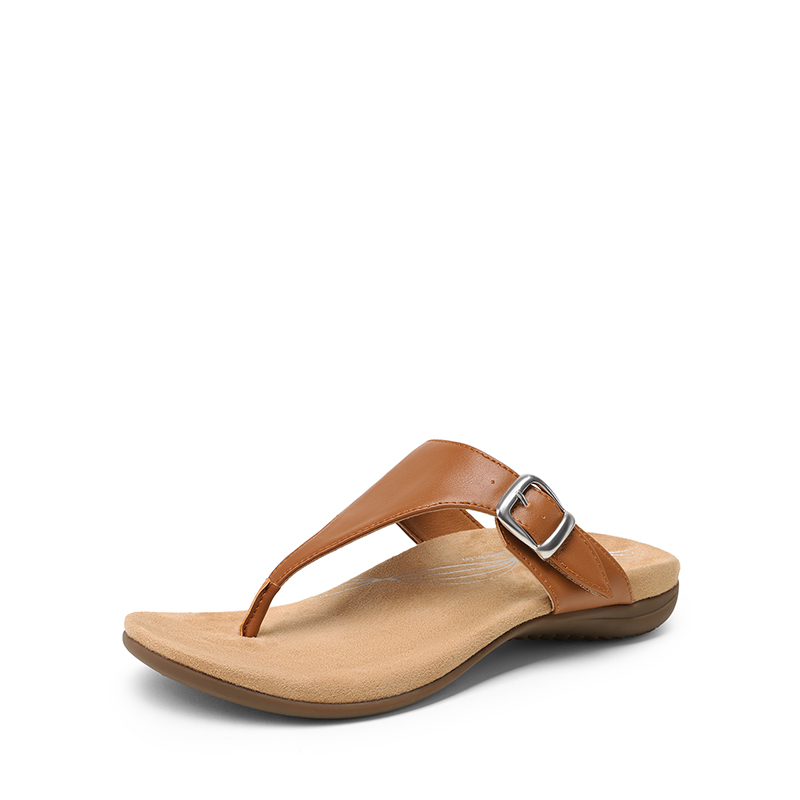 DREAM PAIRS Buckle 3D Arch Support Flip flops