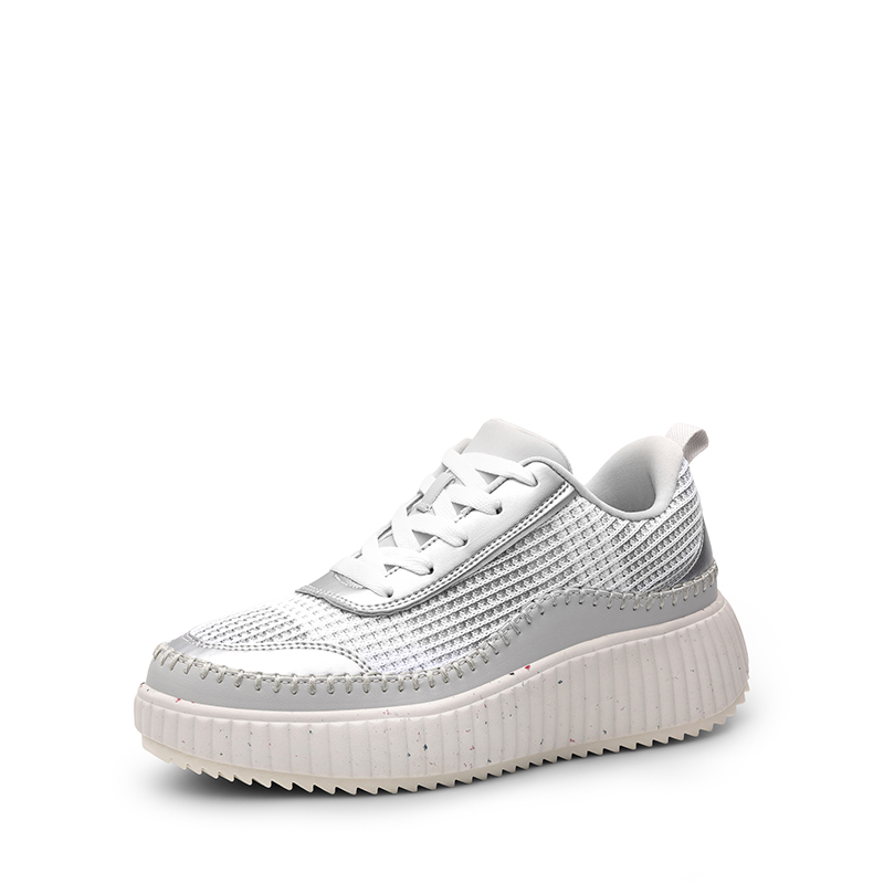 DREAM PAIRS Arch Tweed Effect Platform Fashion Sneakers