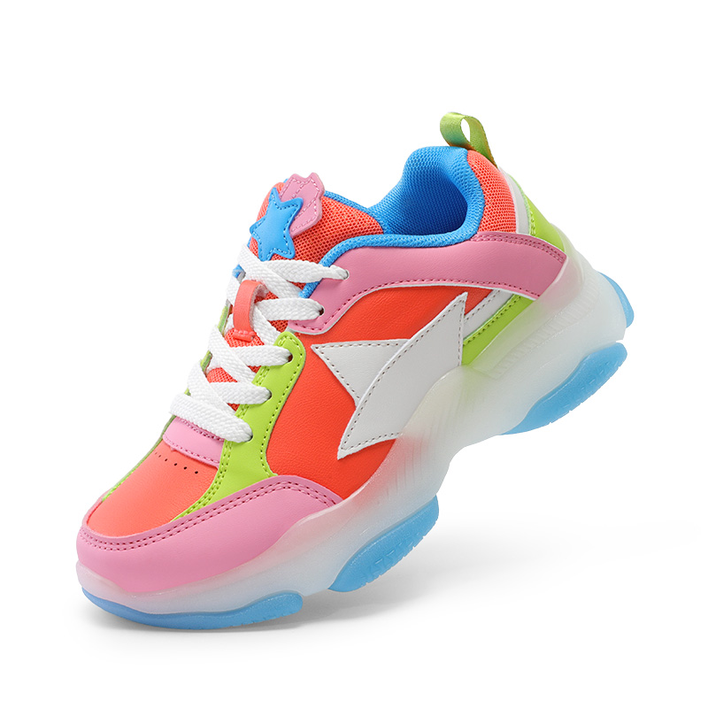 DREAM PAIRS Sparkle StarShimmer Retro inspired Star Accents Sneakers