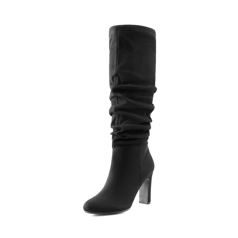 DREAM PAIRS Women s Suede Slouchy Knee High Boots — view 1