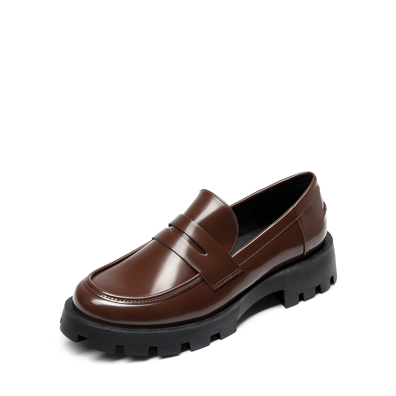 DREAM PAIRS Supportive Chunky Penny Loafers