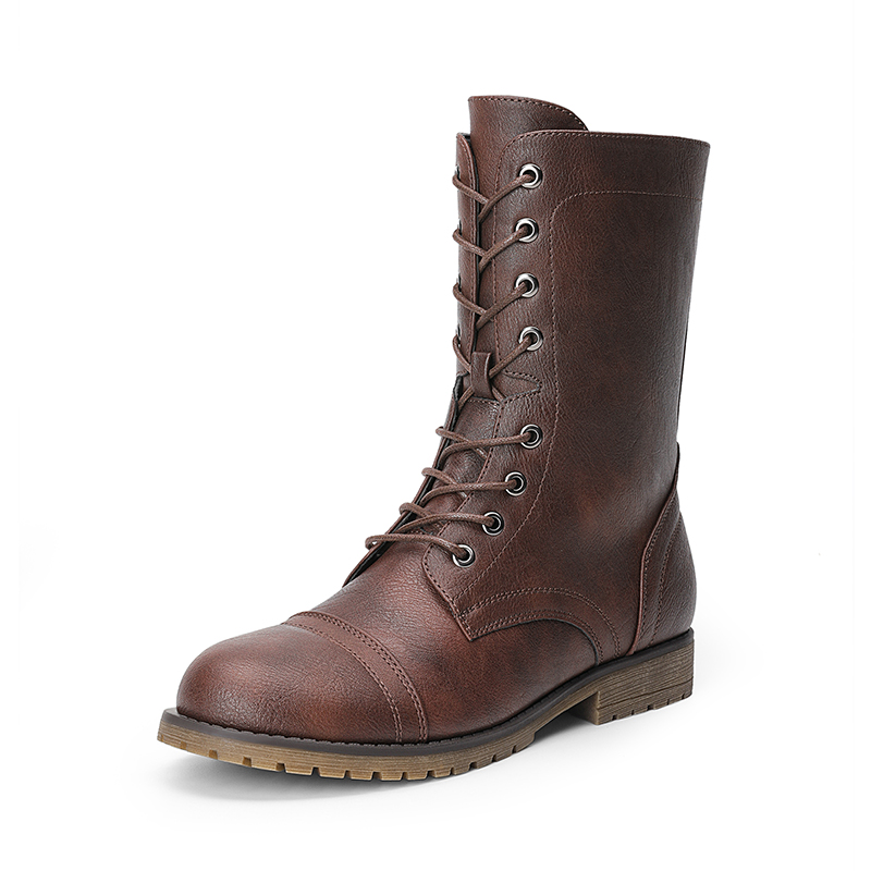 DREAM PAIRS  Combat Mid calf Boots