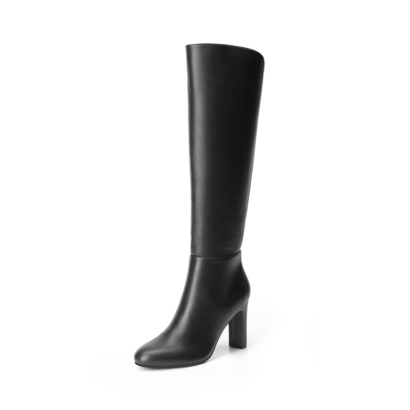 DREAM PAIRS Almond Toe Chunky Knee high Boots — view 1