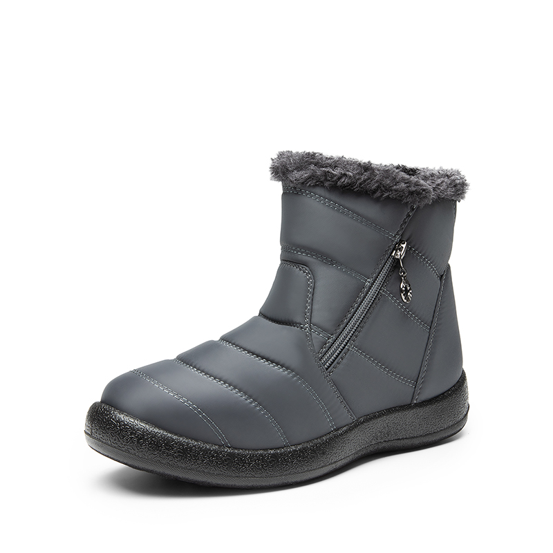 DREAM PAIRS Women   s Warm Splash Proof Snow Boots