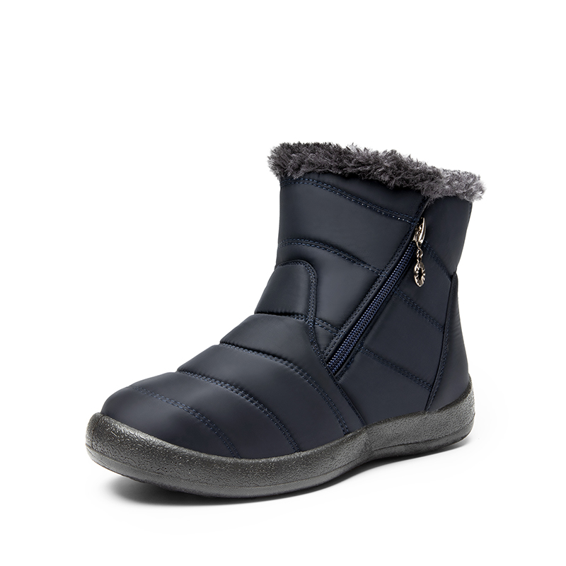 DREAM PAIRS Women   s Warm Splash Proof Snow Boots