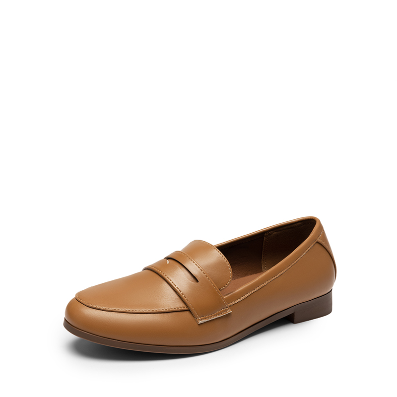 DREAM PAIRS Round Toe Slip on Penny Loafers — view 1