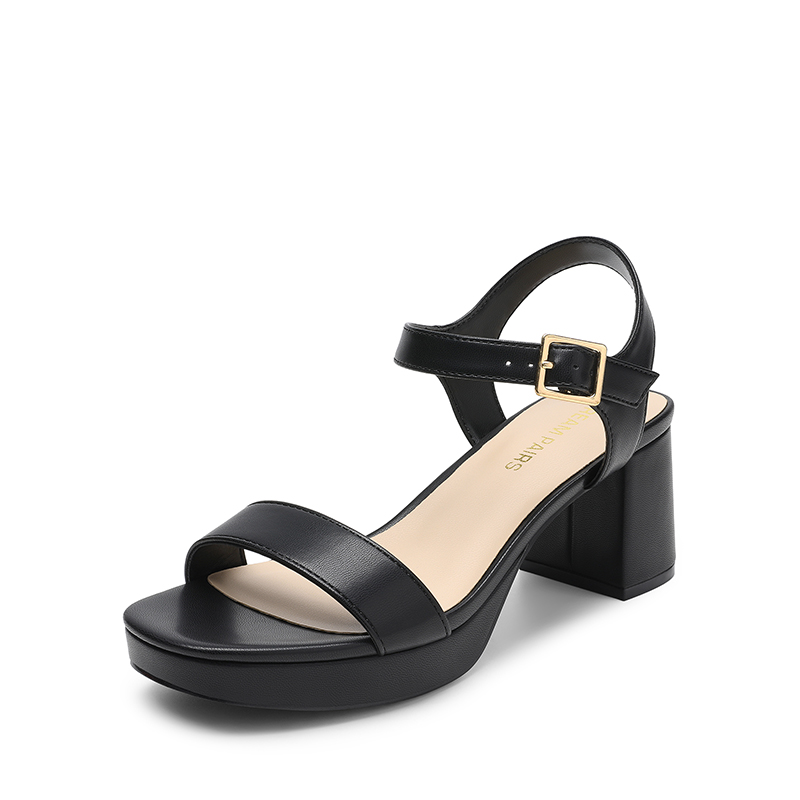 DREAM PAIRS Women   s Y2K Chunky Platform Heels — view 1