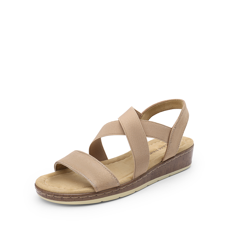 DREAM PAIRS Strappy Criss Cross Flat Sandals — view 1