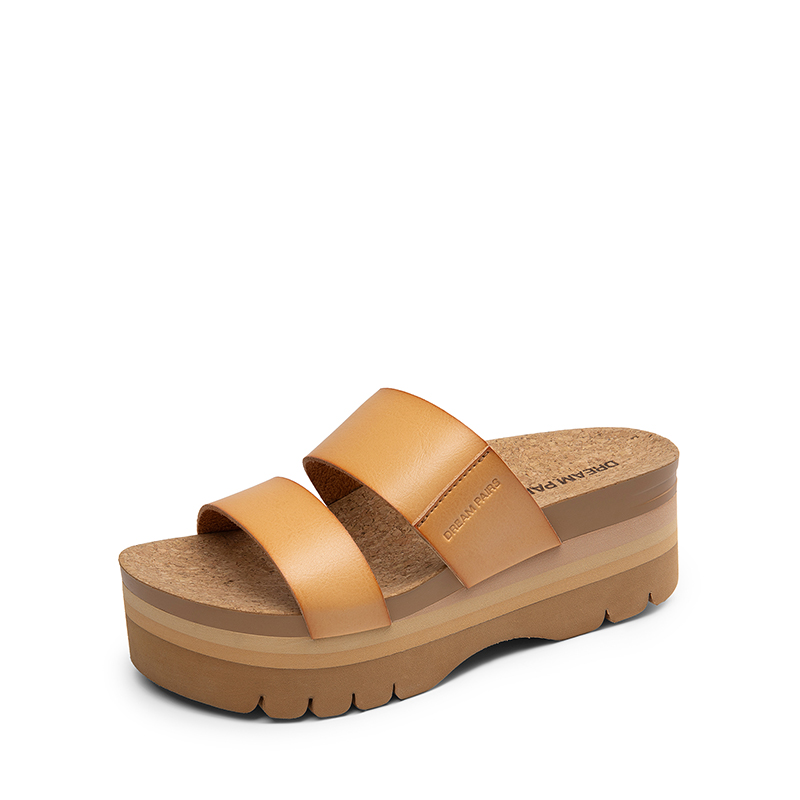 DREAM PAIRS Platform Arch Support Slide Sandals — view 2