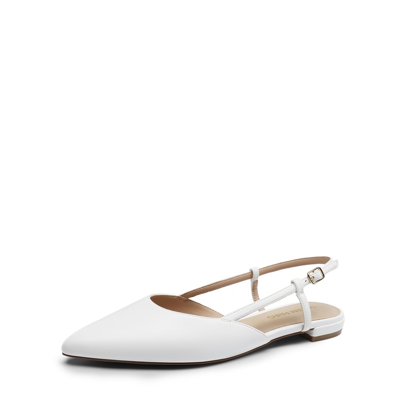 DREAM PAIRS Comfortable Pointed Toe Slingback Flats
