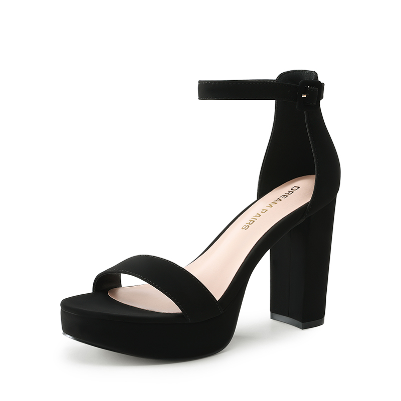 DREAM PAIRS Chunky Heel Platform Ankle Strap Sandals — view 1