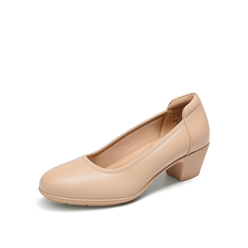 DREAM PAIRS Ascenelle Non Slip Block Work Pumps