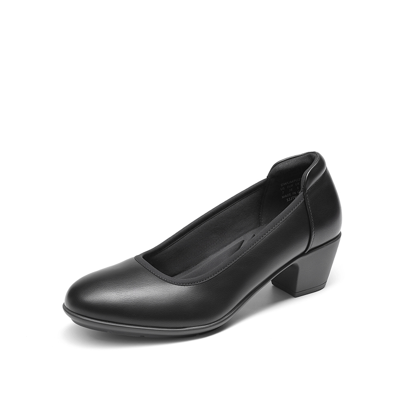 DREAM PAIRS Ascenelle Non Slip Block Work Pumps — view 1