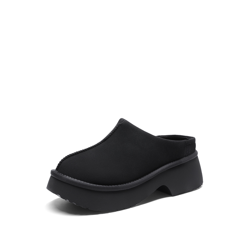 DREAM PAIRS  FuzzyEASY Rhea  Women s Geta Inspired Slip On Mules — view 1
