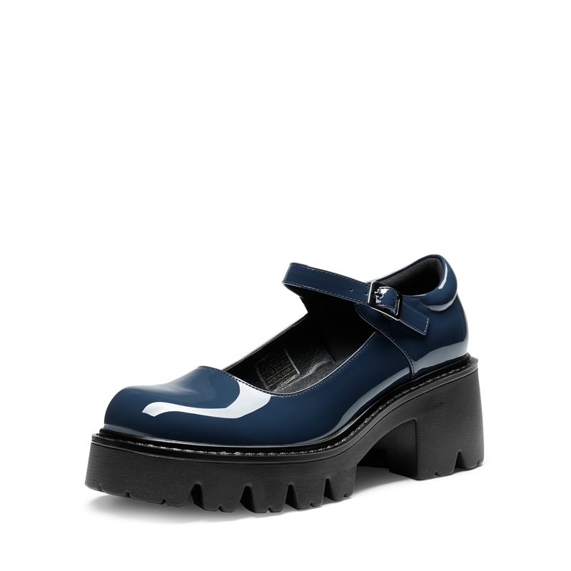 DREAM PAIRS Chunky Platform Mary Jane Pumps