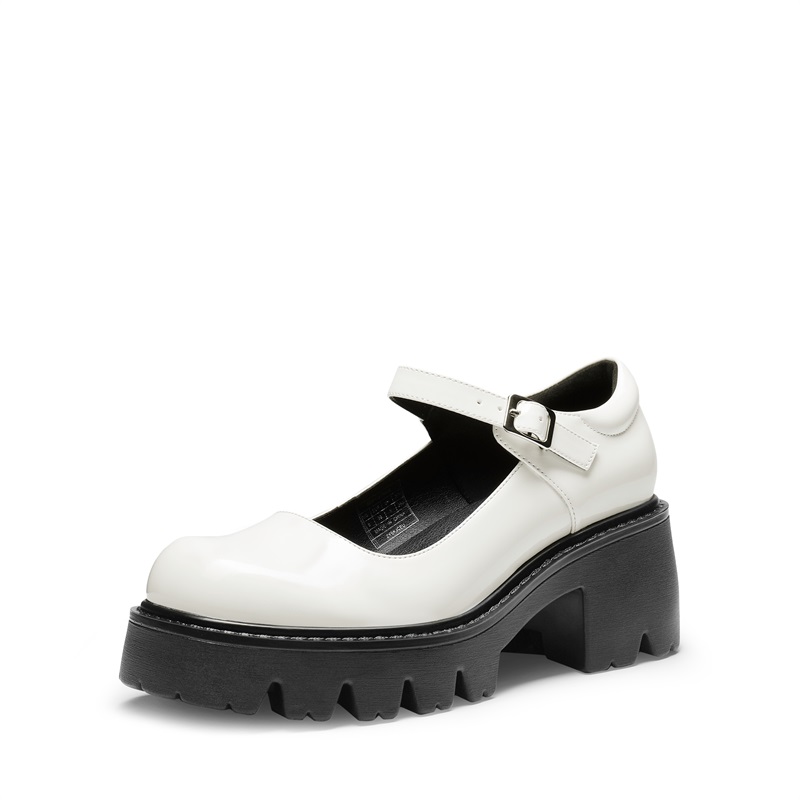 DREAM PAIRS Chunky Platform Mary Jane Pumps