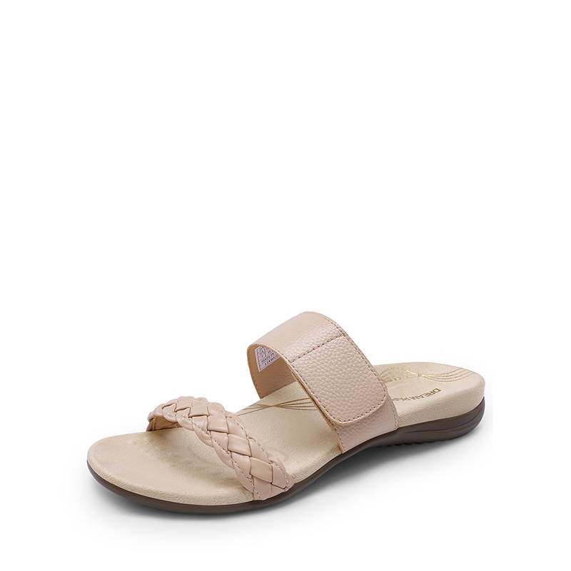 DREAM PAIRS Woven Arch Support Slide Sandals — view 1
