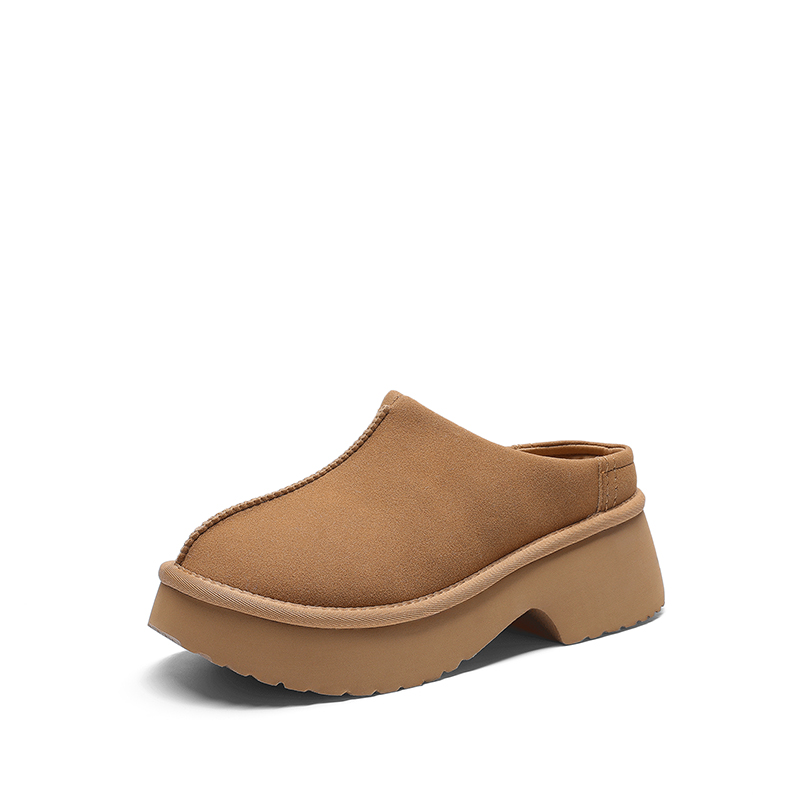 DREAM PAIRS  FuzzyEASY Rhea  Women s Geta Inspired Slip On Mules
