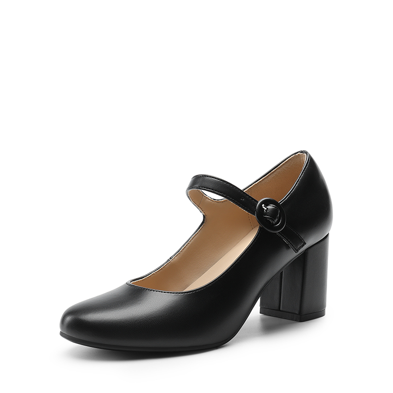 DREAM PAIRS Vegan Leather Mary Jane Pumps