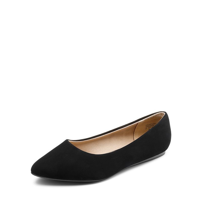 DREAM PAIRS Wide Toe Breathable Pointed Toe Casual Flats — view 1