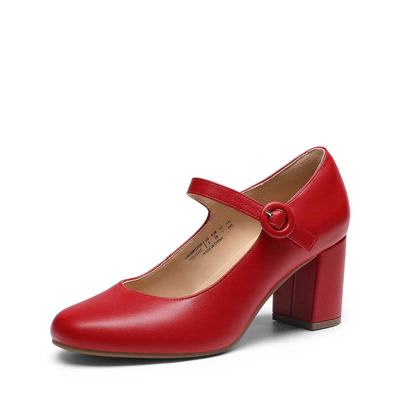 DREAM PAIRS Vegan Leather Mary Jane Pumps — view 1