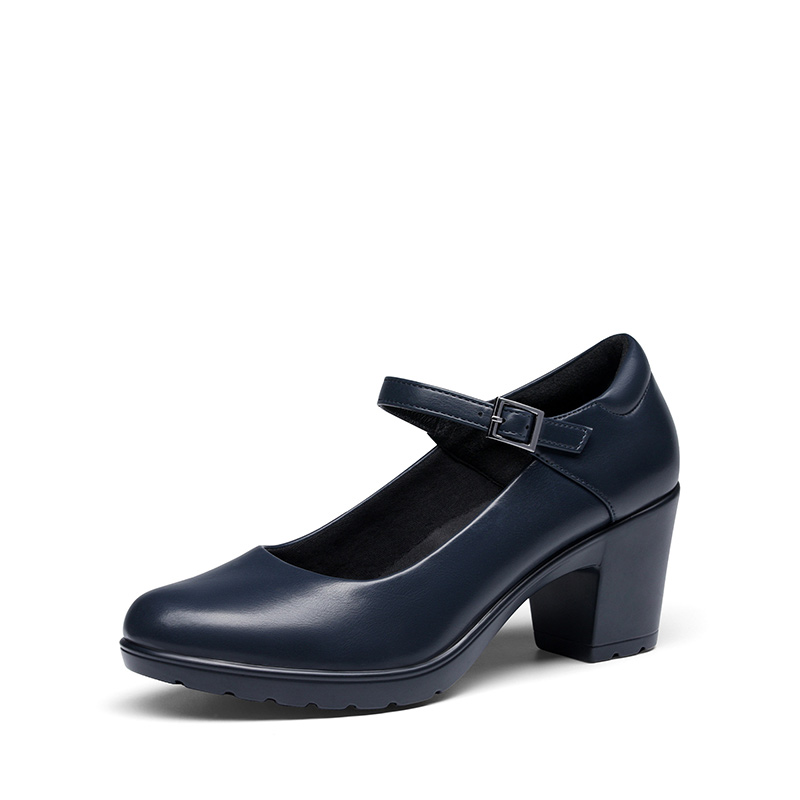 DREAM PAIRS Ascenelle Wide Toe Classic Mary Jane Pumps — view 1
