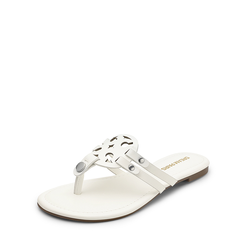 DREAM PAIRS Women   s Casual Strappy Flip Flop Sandals — view 1
