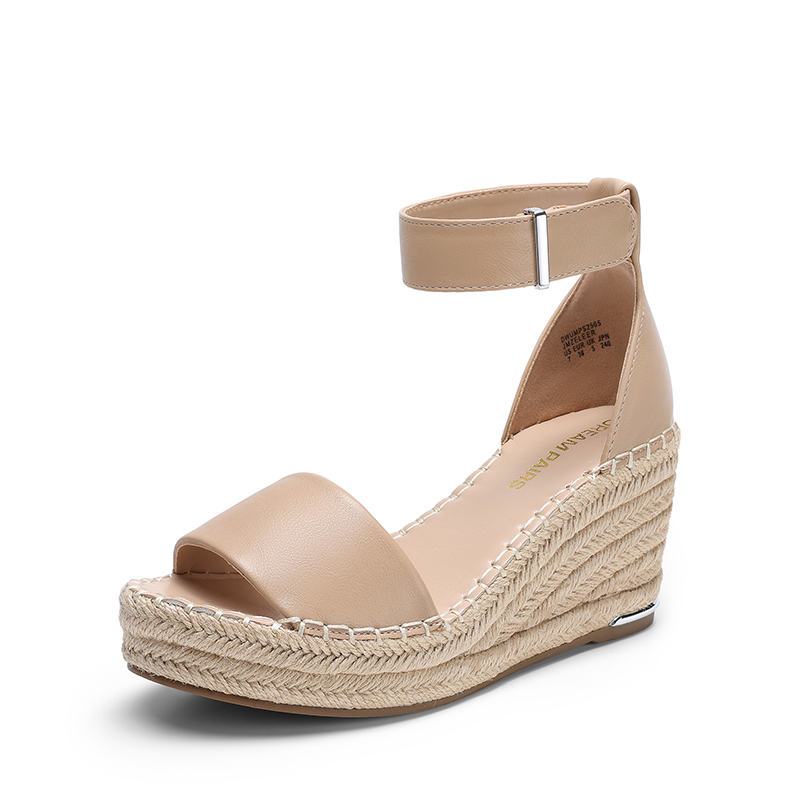 DREAM PAIRS Adjustable Ankle Strap Espadrille Platform Sandals