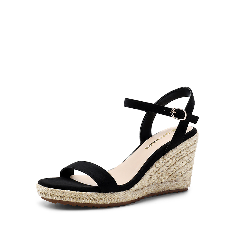 DREAM PAIRS Round Toe Non Slip Wedge Heels — view 1