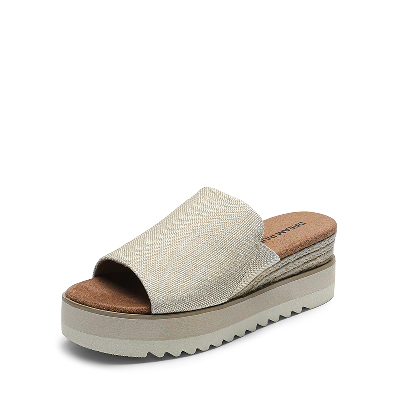 DREAM PAIRS Lightweight Canvas Upper Wedge Sandals — view 1