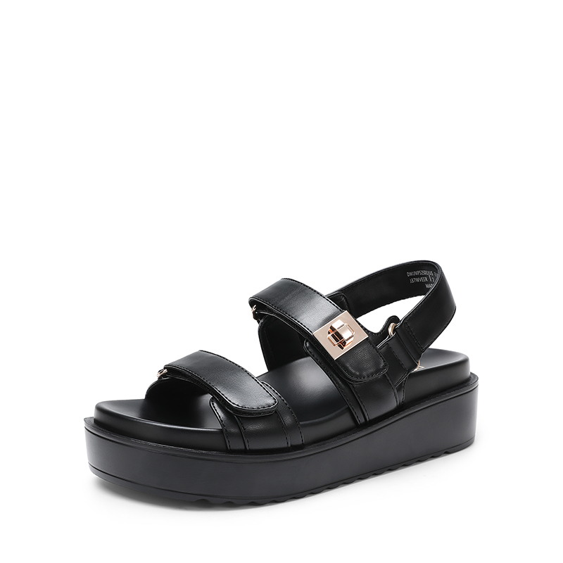 DREAM PAIRS Comfort Arch Support Platform Casual Sandals