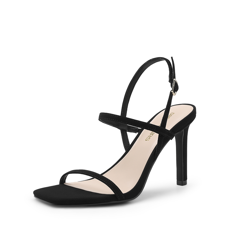 DREAM PAIRS Women   s Strappy Sparkly Stiletto Heels