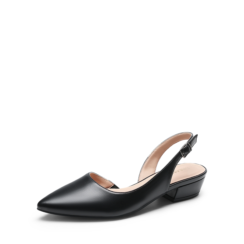 DREAM PAIRS Women   s Chic Pointed Toe Slingback Pumps