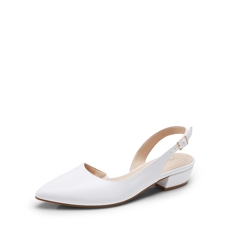 DREAM PAIRS Women   s Chic Pointed Toe Slingback Pumps