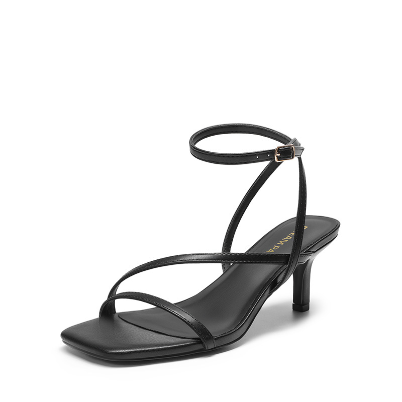 DREAM PAIRS Women   s Strappy Stiletto Heel Sandals — view 1