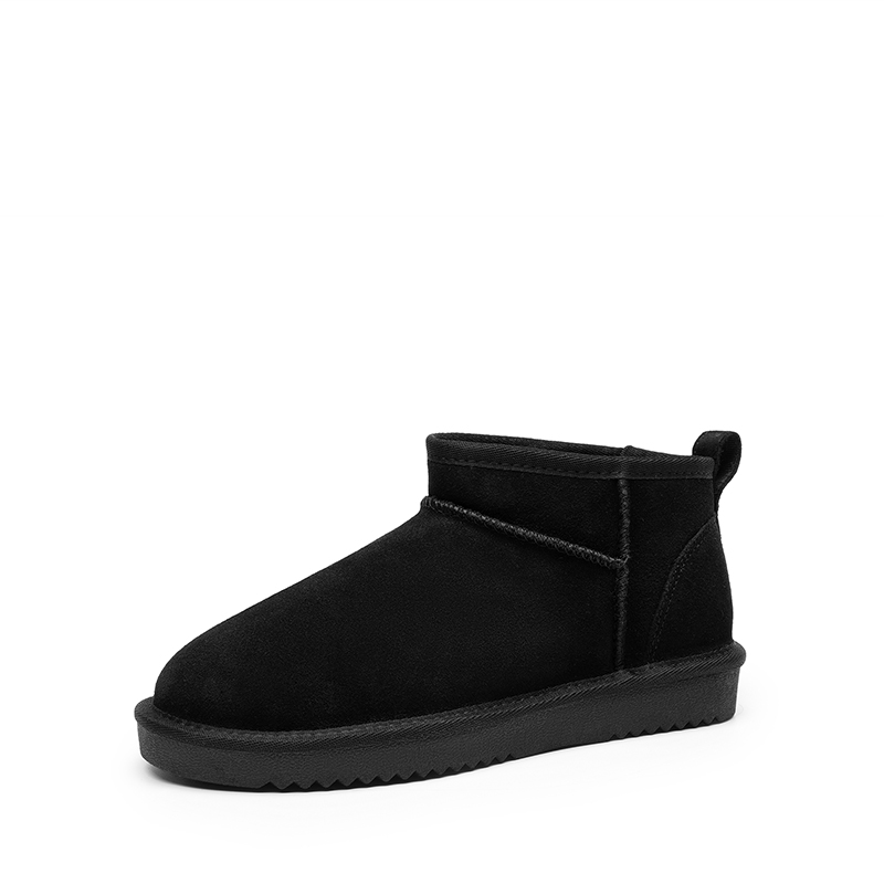 DREAM PAIRS Women   s Classic Wide Toe Faux Fur Snow Boots — view 1