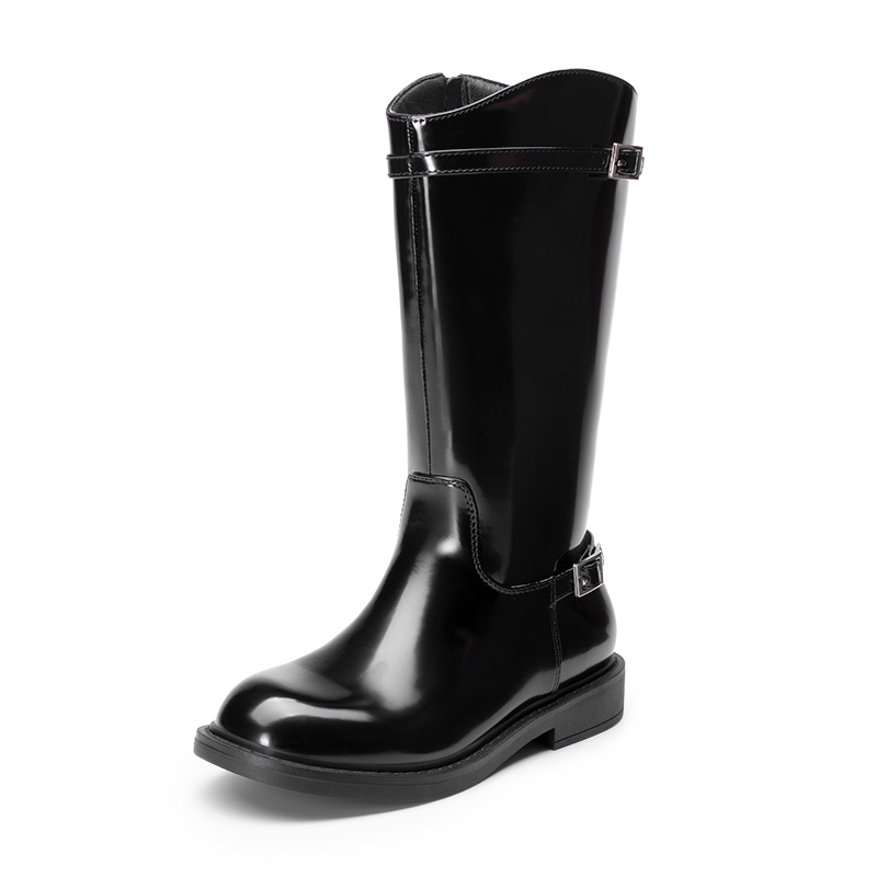 DREAM PAIRS Girls    Classic Buckle Knee High Boots — view 1
