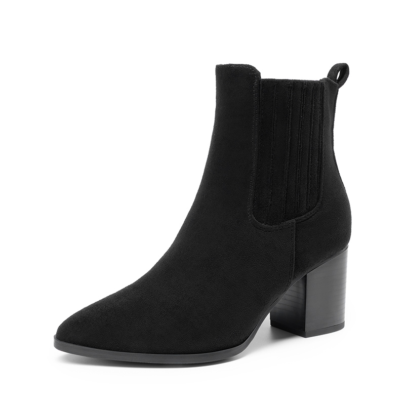 DREAM PAIRS Women's Sleek Cushioned Ankle Boots — view 1