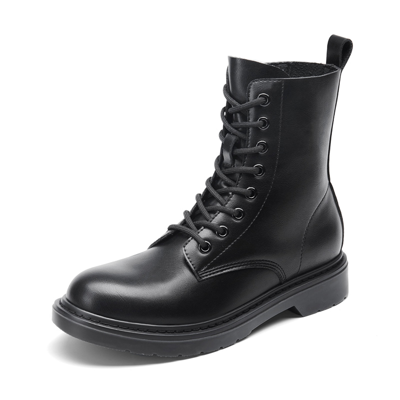 DREAM PAIRS Women   s Modern Lace Up Combat Ankle Boots — view 1
