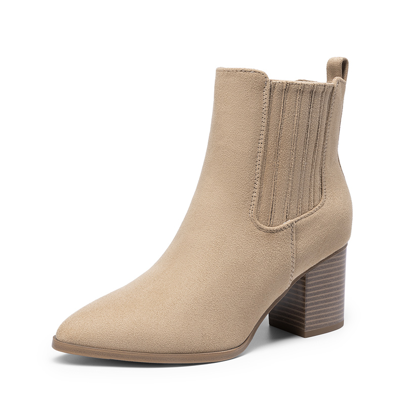 DREAM PAIRS Women's Sleek Cushioned Ankle Boots — view 3
