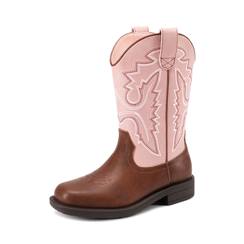 DREAM PAIRS Boys    Camouflage Western Cowboy Boots