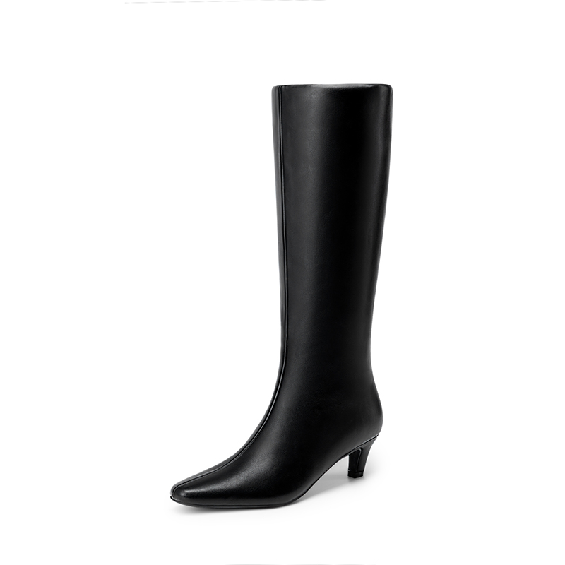 DREAM PAIRS Women   s Wide Calf Square Toe Knee High Boots — view 1