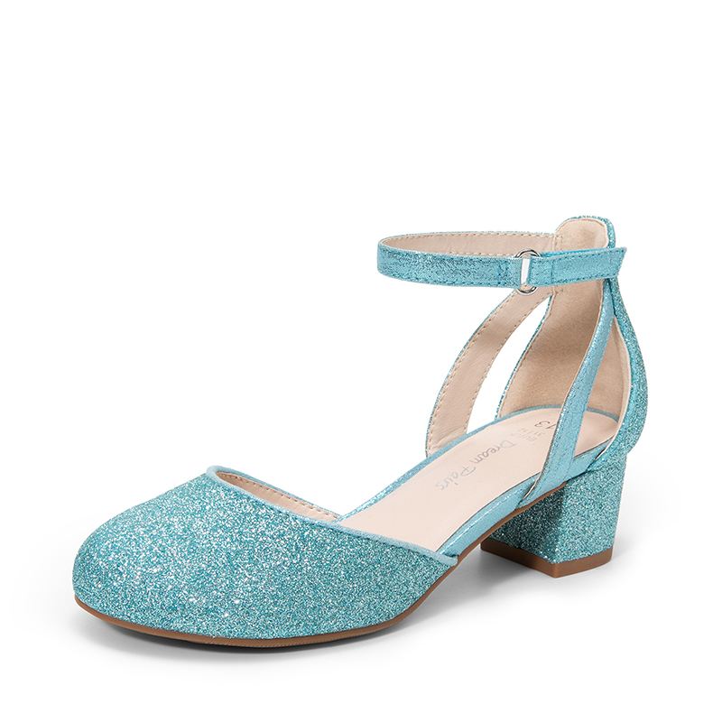 DREAM PAIRS Girls    Almond Toe Block Heel Dress Shoes — view 1