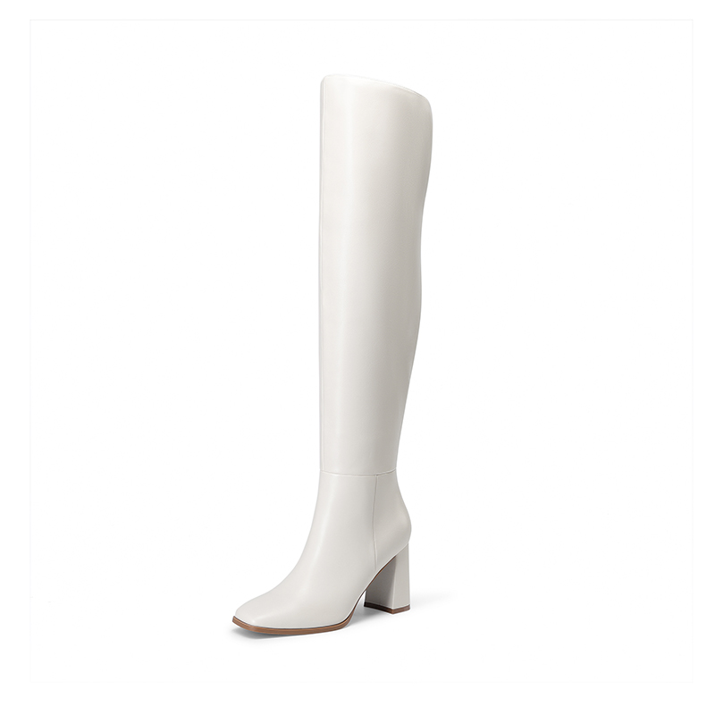 DREAM PAIRS Women's Over The Knee Square Toe Boots — view 2
