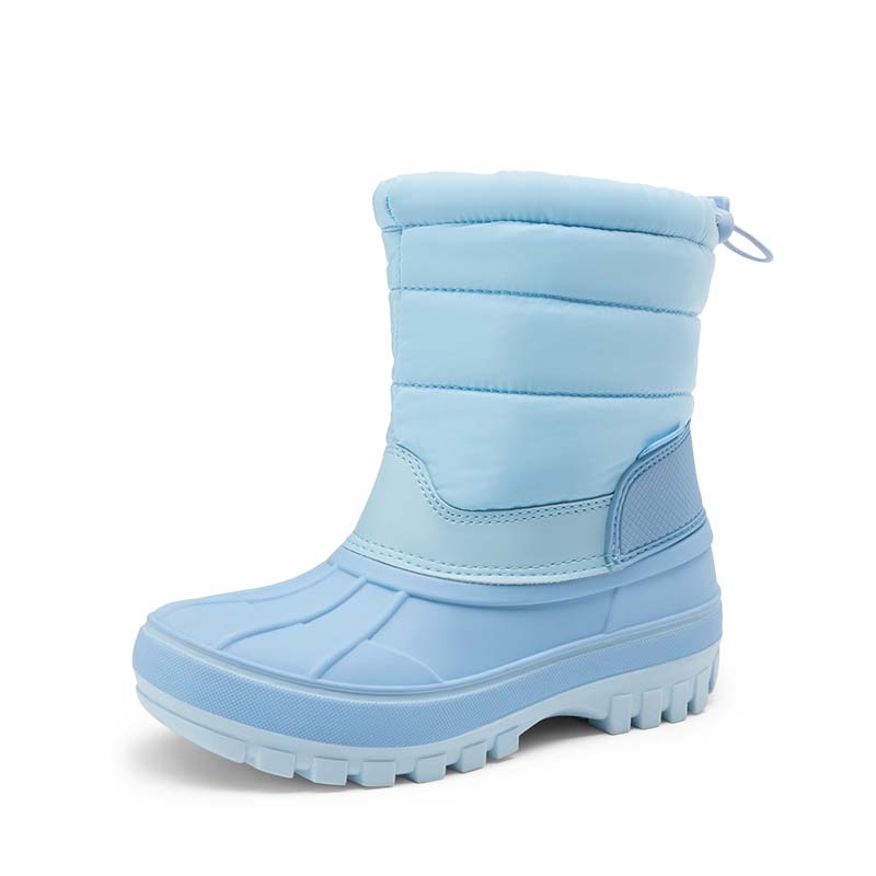DREAM PAIRS Kids Waterproof Slip On Winter Snow Boots